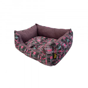ПР0057516 Лежанка для животных Лавс Графити 60х50х19см Pride