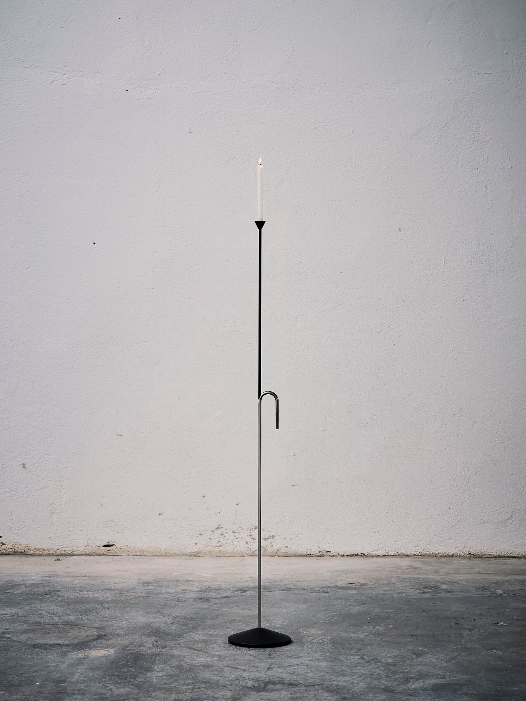 С порошковым покрытием стальной высокий напольный подсвечник BD Barcelona батон ARCH-00122052 - Вид №8