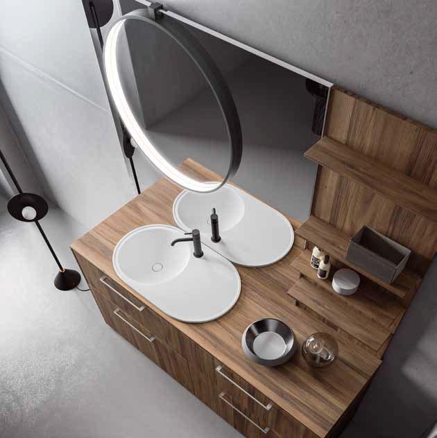 Cerasa Мебель для умывальника напольная одинарная с ящиками Cartabianca sun-id-1390740 - Вид №1