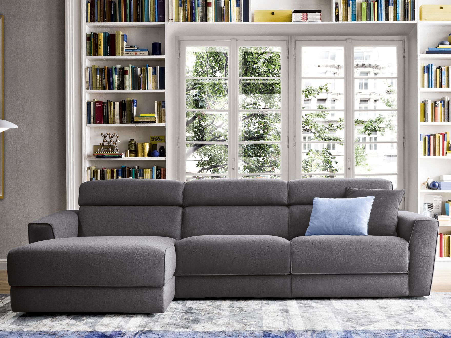 Тканевый диван с полуостровом Felis Softliving ARCH-00116275