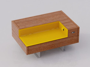 Сиденье со спинкой и USB