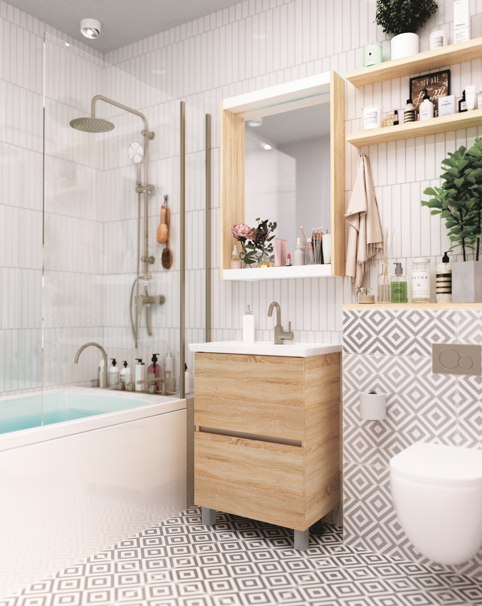 У76061 Тумба Aris 70Н 2я. Дуб Сонома 1 Marka ARIS - Вид №2