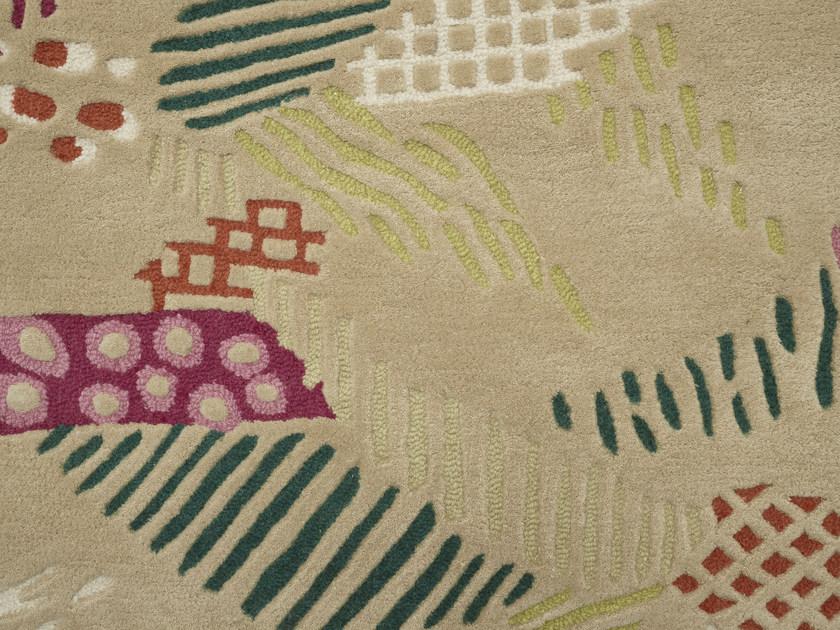 Ligne Roset Прямоугольный шерстяной коврик с цветами Jungle sun-id-1487690 - Вид №1