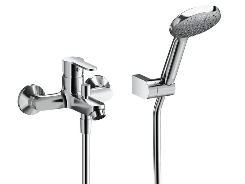 Внешний смеситель для ванны с ручным душем CRISTINA Rubinetterie Step ARCH-00035815 - Вид №1