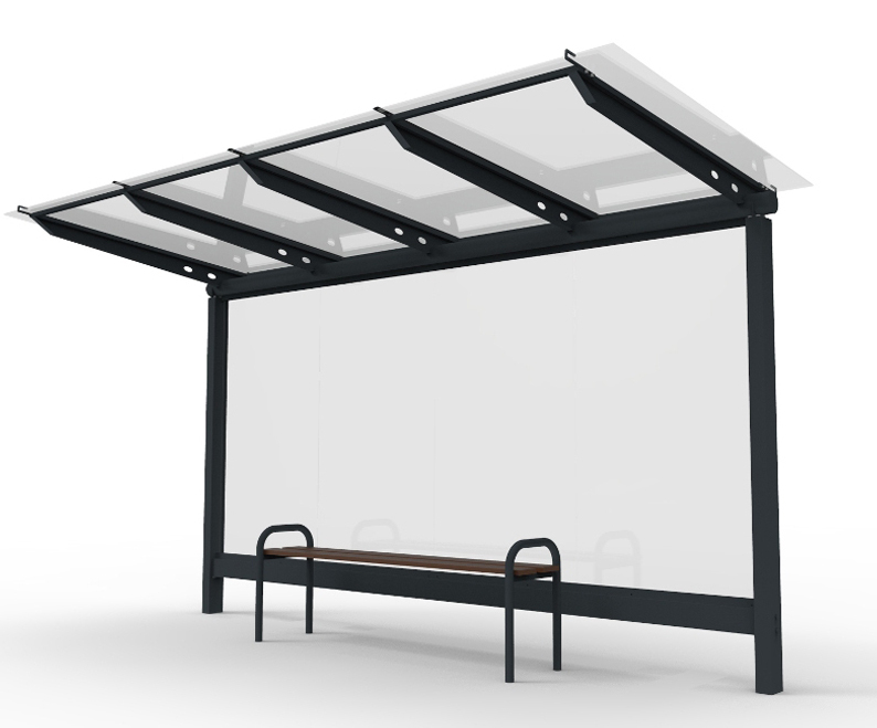MOPK45.01.01-BN.PV МОДЕРН ПК-45, навес-павильон на 2х стойках LAB.Space  - Вид №1