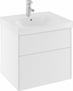 47433 IFO Sense тумба под умывальник с двумя ящиками, W = 600 мм, W1 = 622 мм, мол.
