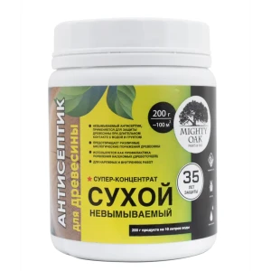 MIGHTY OAK Сухой антисептик для древесины 200 г - надежная защита от плесени и насекомых 83742283