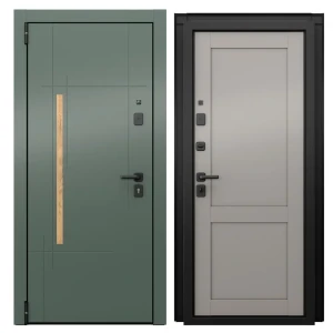 Дверь входная металлическая Грин Классик 86x205 см левая шелк грейдж