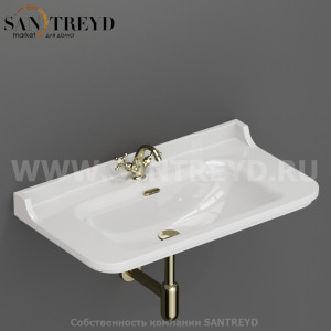 4142K2 Подвесная раковина настенная прямоугольная Kerasan  белая