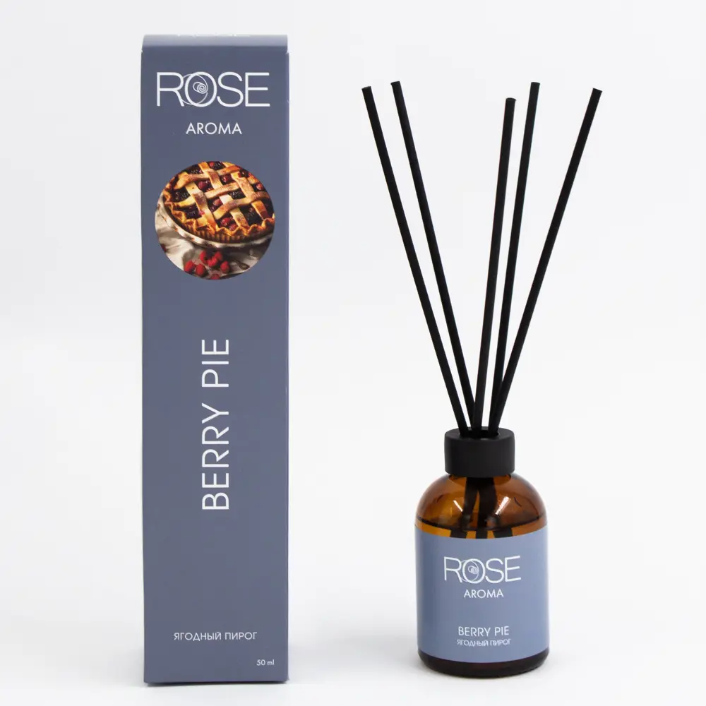 ROSE Аромадиффузор Berry Pie с цветочным букетом 50 мл 89400725 STLM-1574698