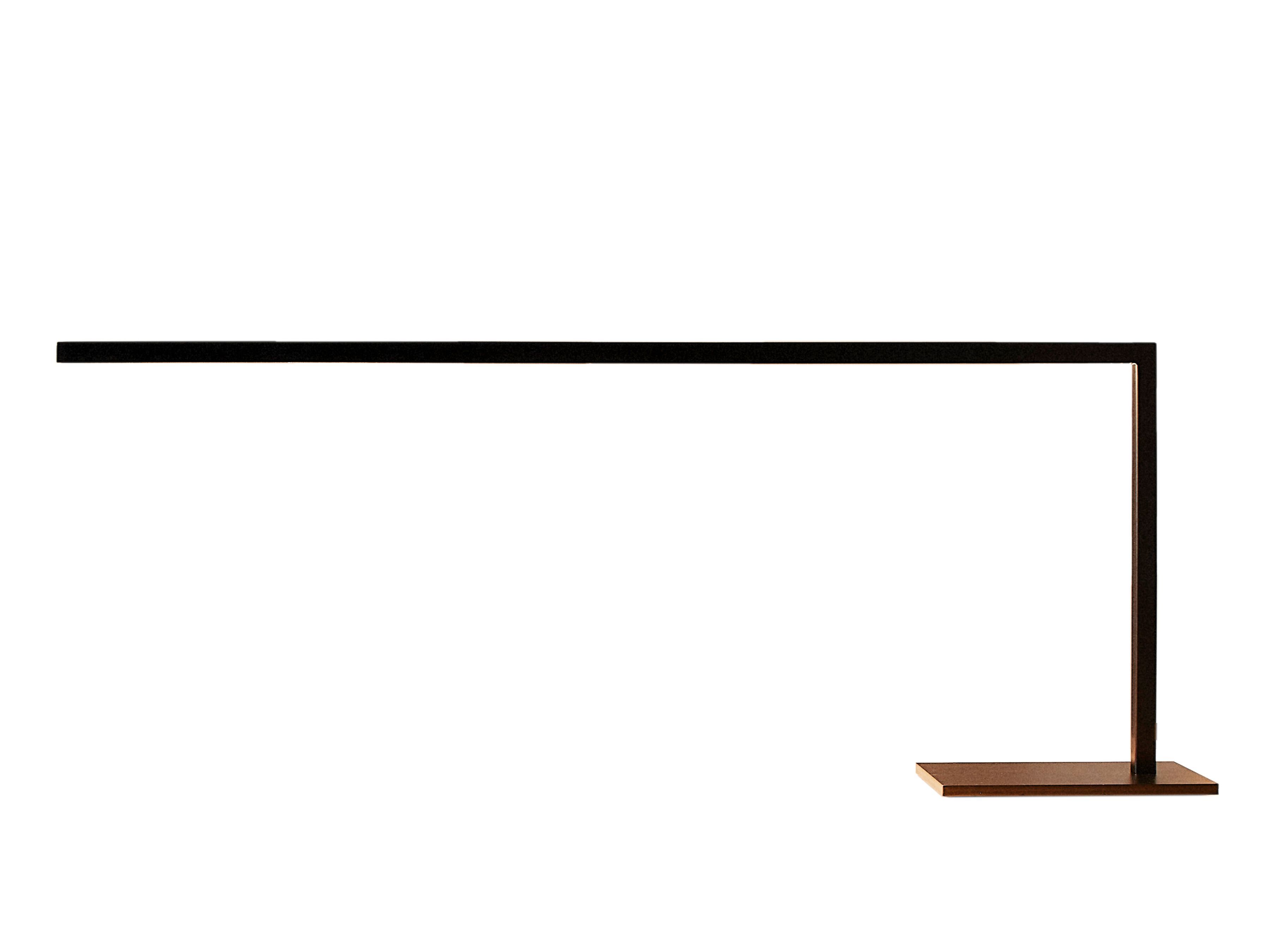 Стальная светодиодная настольная лампа Renzo Serafini Piano Solo ARCH-00046777 - Вид №1