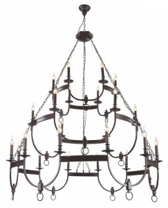 Подвесная люстра Crystal Lux Suerte Brown SP12+6+6 коричневая CRYSTAL LUX ДИЗАЙНЕРСКИЕ, SUERTE 109309 Коричневый