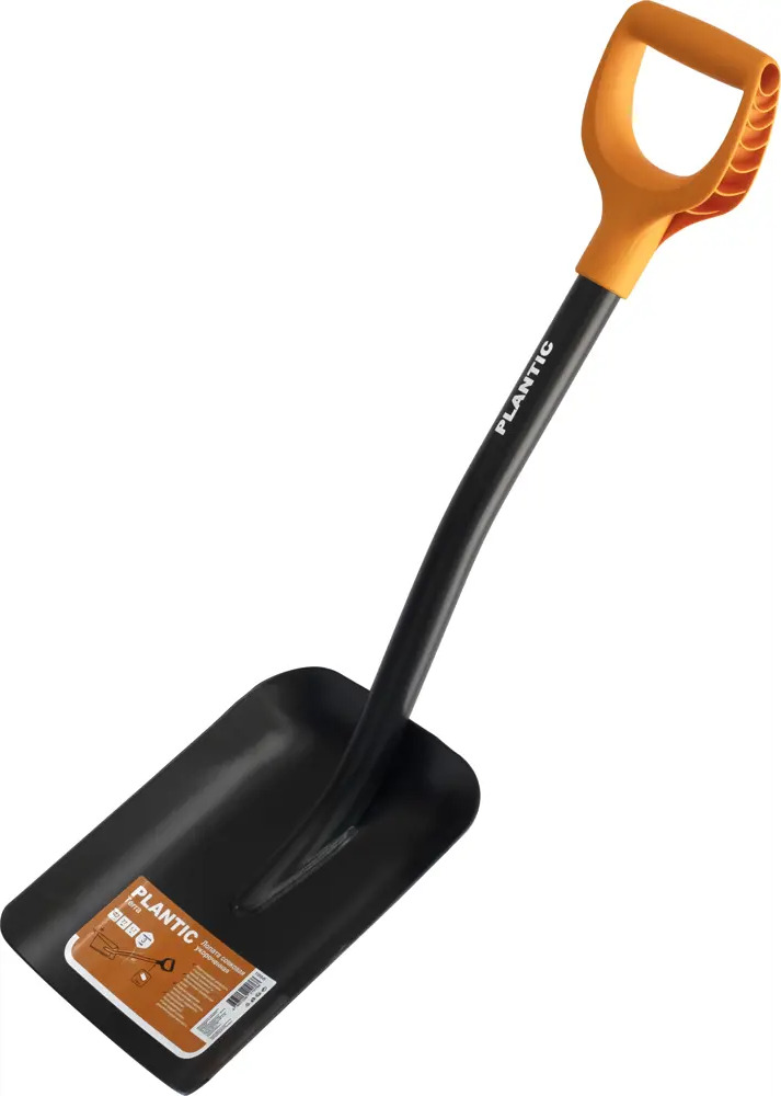 Лопата совковая укороченная Plantic Terra для строительных работ 84953710
