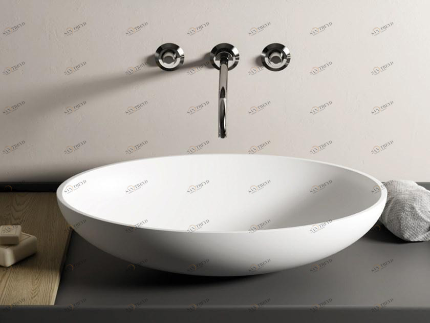 Накладная раковина на столешницу  овальная Relax Design OVO sun-id-1420464