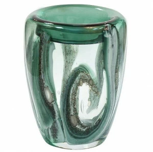 Ваза стеклянная зеленая 21 см от Garda Decor GARDA DECOR - 113769 Зеленый