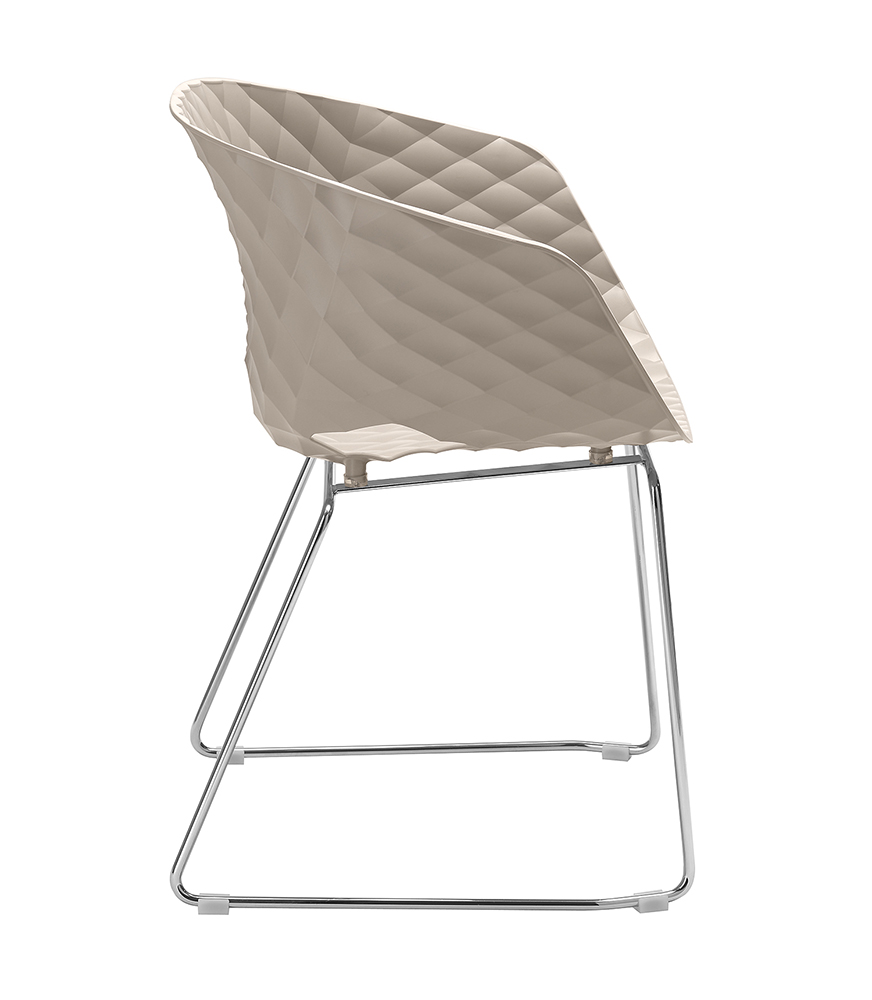 Uni-Ka 595 Кресло со стальным каркасом салазок и полипропиленовой оболочкой. Et al. Uni-ka