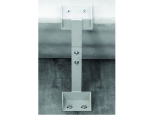 Удерживающая система панели через металлические профили