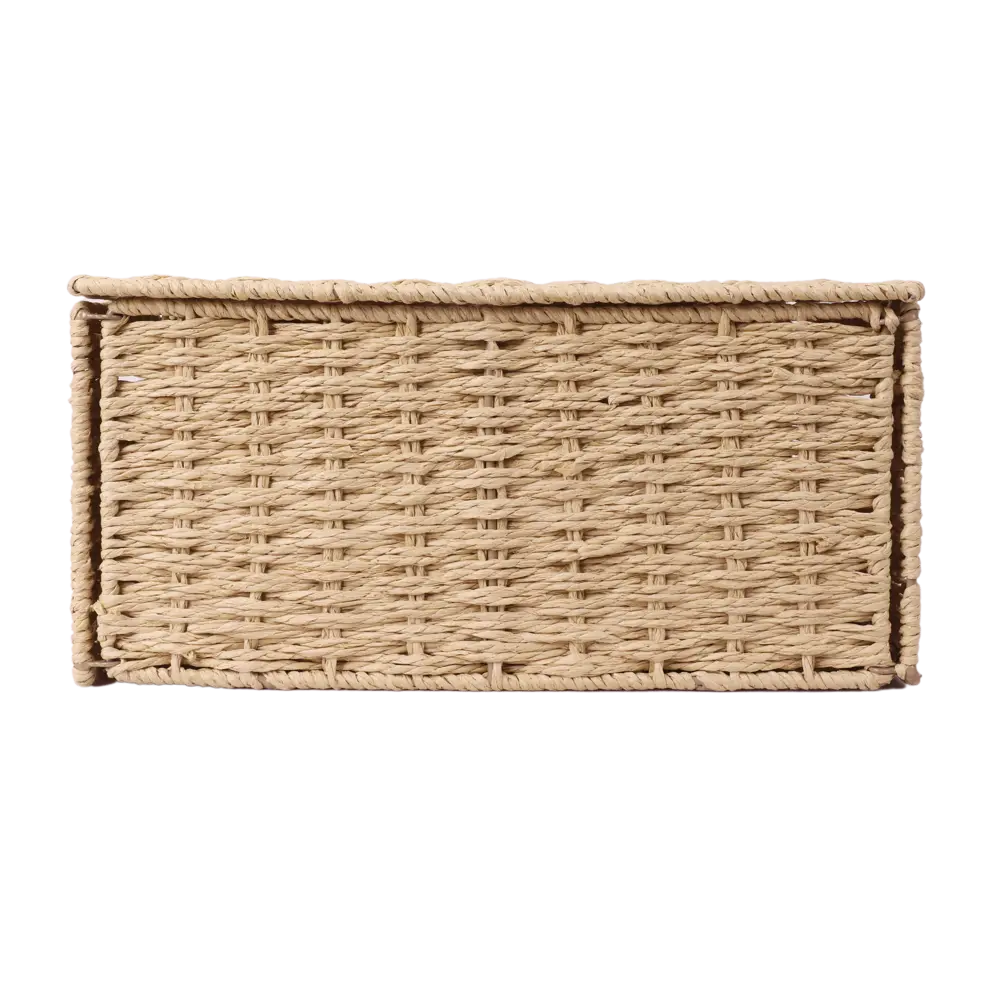 Корзина с крышкой Konsensa 31x23x15 см бумага цвет бежевый 89439459 STLM-2064768  - Вид №2