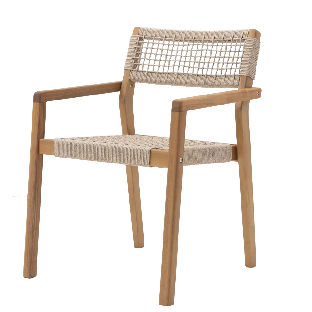 Кресло садовое Naterial Oasis 57x61x81 см акация цвет дерево 2 шт STLM-2014332 - Вид №1