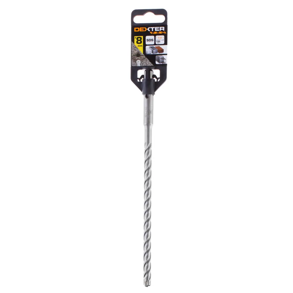 Бур по бетону SDS-plus Dexter к. Pro FD-A0016 8х140х210 мм 16659328 STLM-2166151  - Вид №2