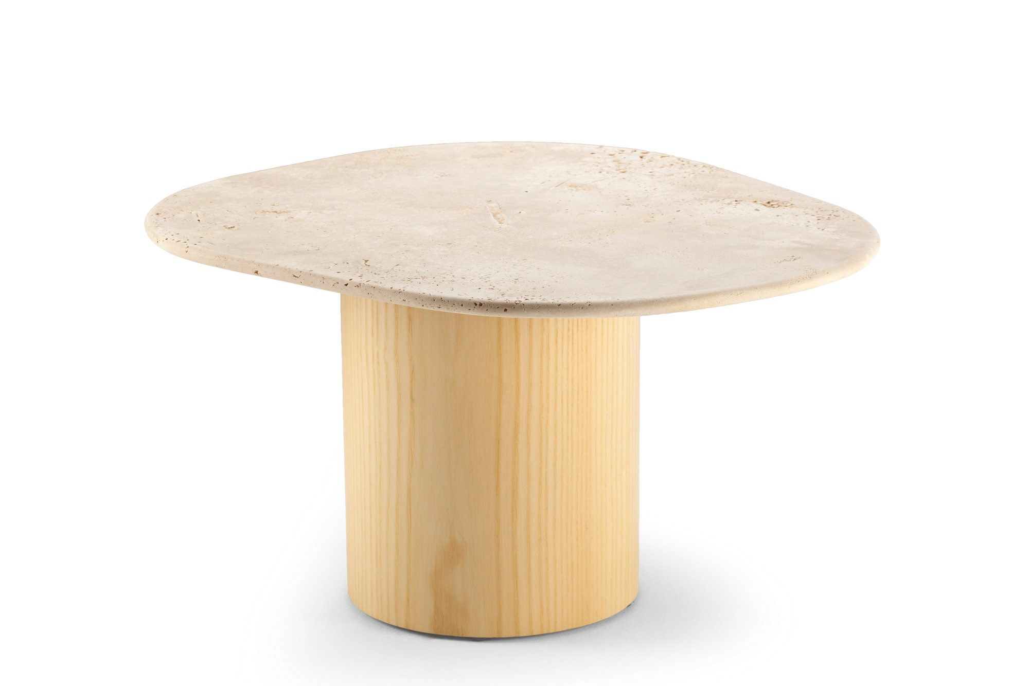 Набор журнальных столиков из ясеня и травертина DOOQ L'anamour ARCH-00064764 - Вид №3