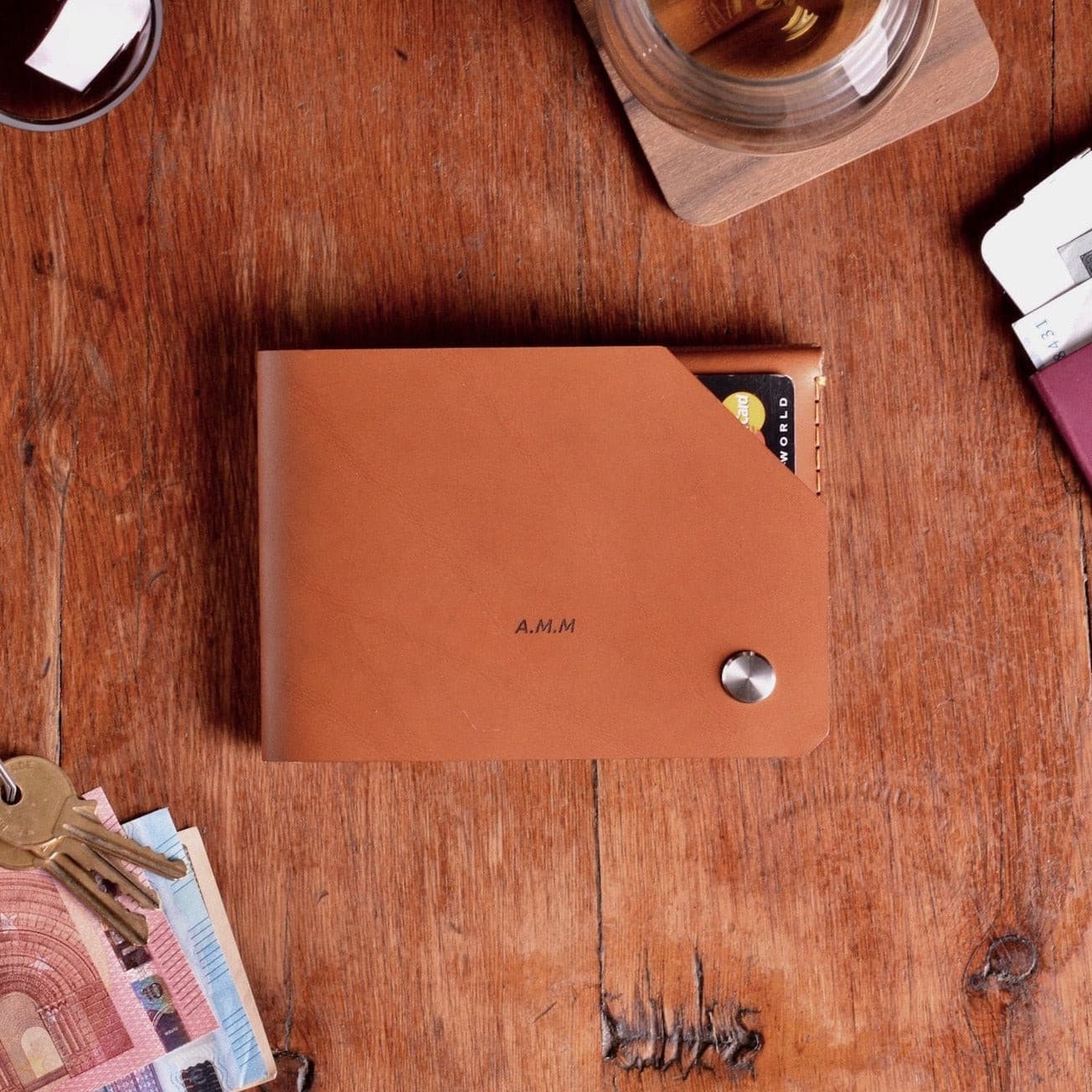 W105WHIS Дорожный кошелек - виски Wingback  - Вид №8