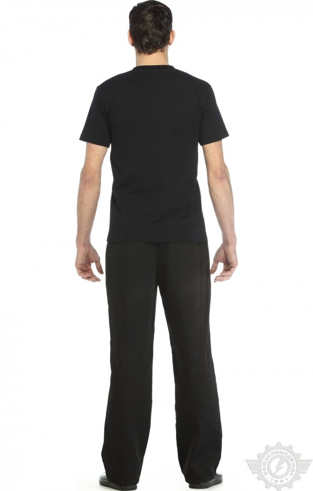 4958256 Футболка темно-синяя  Одежда для официантов  размер 2XL (52-54) Спецодежда  - Вид №9