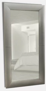 MORADA Зеркало из кожи прямоугольное с рамой  Masterpiece mir