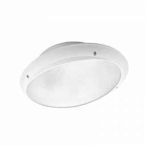 Уличный светильник потолочный D 23,5 см белый "Акуа Иней" 400-000-106 HOROZ АКУА ИНЕЙ 00-3899148 Белый;прозрачный