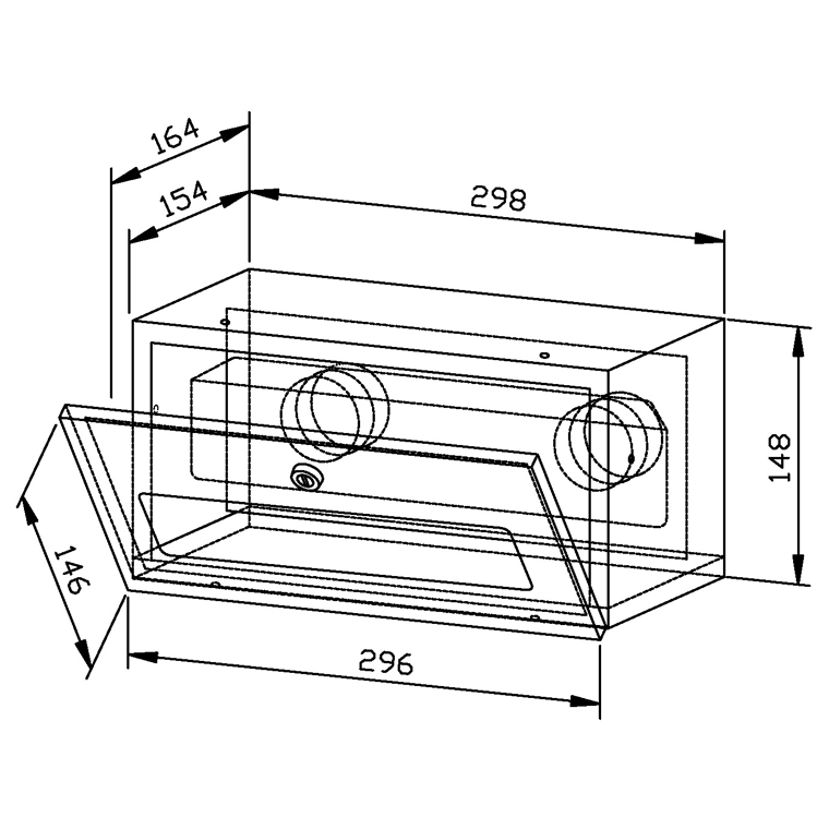 732200 Диспенсер для бумажных полотенец WP166 WAGNER_EWAR A-LINE Wagner Ewar  - Вид №1