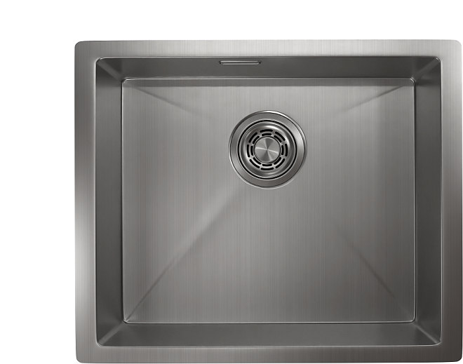 5445U, СТАЛЬ САТИН, стальная кухонная мойка
