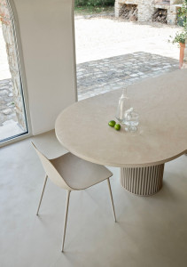 Алюминиевый овальный стол