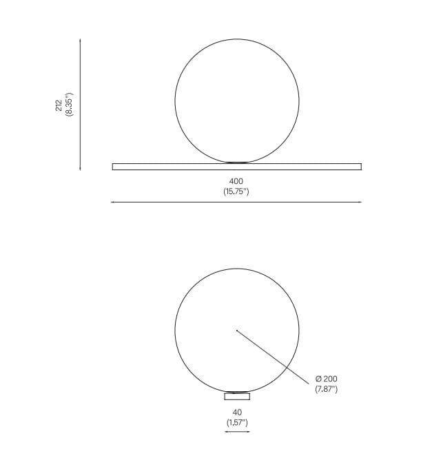 Светодиодная настольная лампа из опалового стекла и матовой латуни Michael Anastassiades GET SET ARCH-00090414 - Вид №4