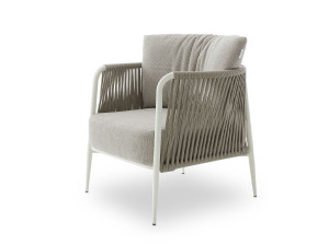 Кресло для сада из технической ткани с подлокотниками