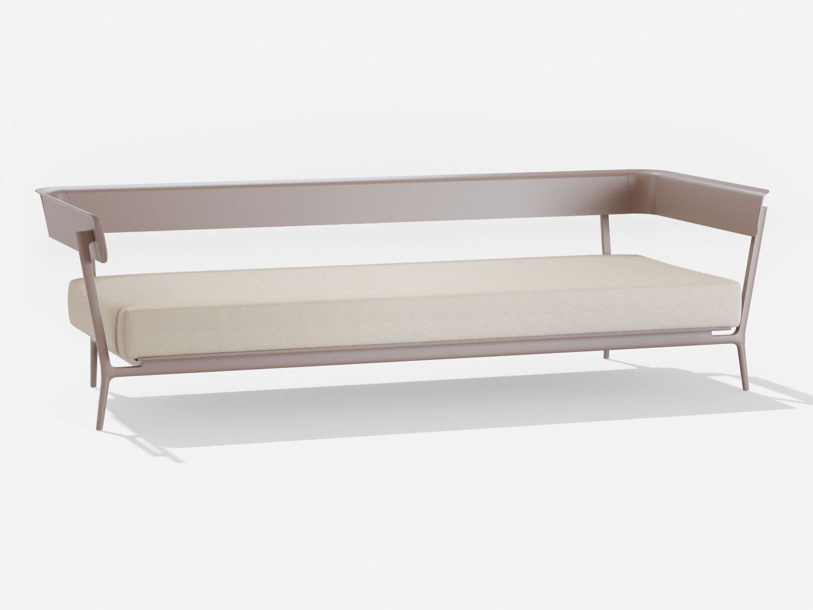 3-местный тканевый садовый диван с подлокотниками FAST Aikana ARCH-00028150