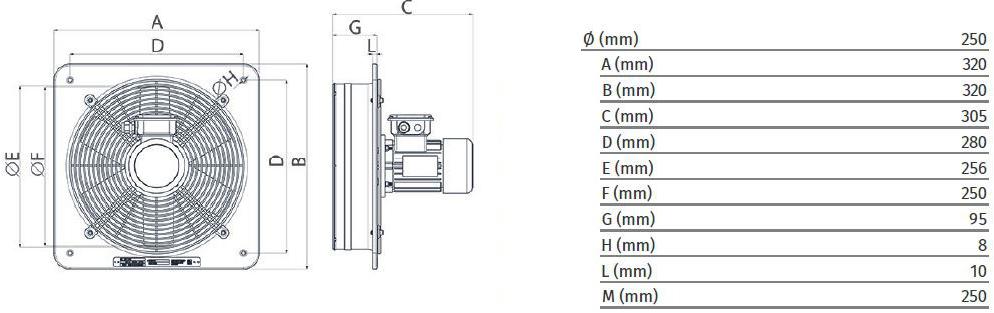 Vortice Осевой вентилятор для потенциально взрывоопасных сред E-atex 40309 - Вид №4