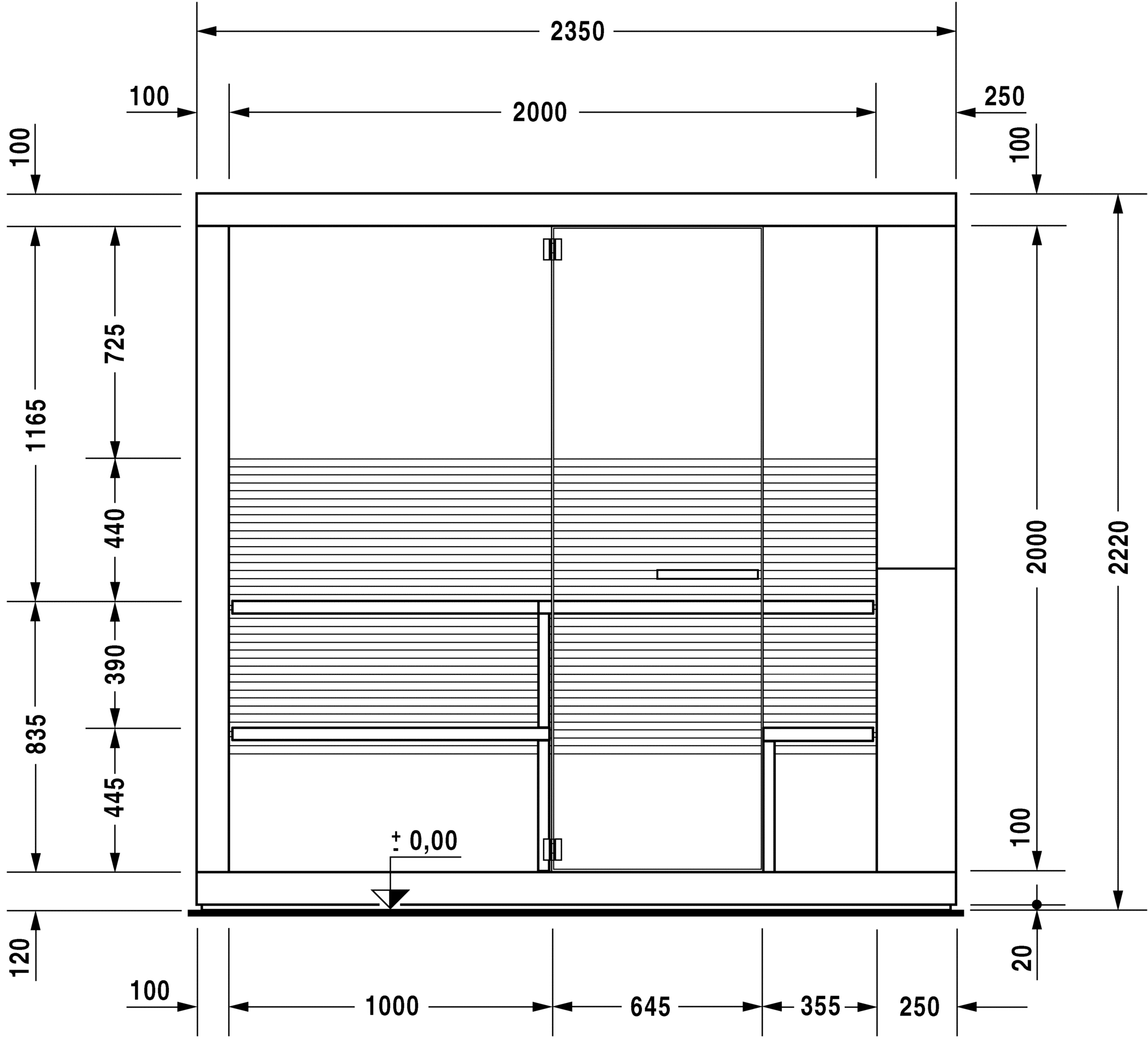 750213002011000 Сауна Inipi, отдельно стоящая Inipi #7502 2350 x 1186 x 2220 мм
Исполнение: американский орех (нат.шпон) Белый глянцевый декор Duravit  - Вид №3