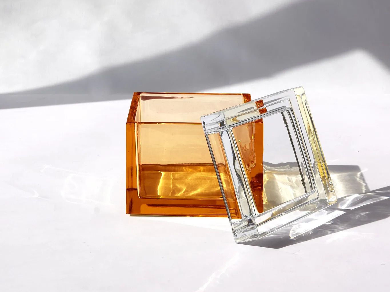 Двухцветный контейнер из дутого стекла Studio Bojola PALMI ARCH-00058347 - Вид №1