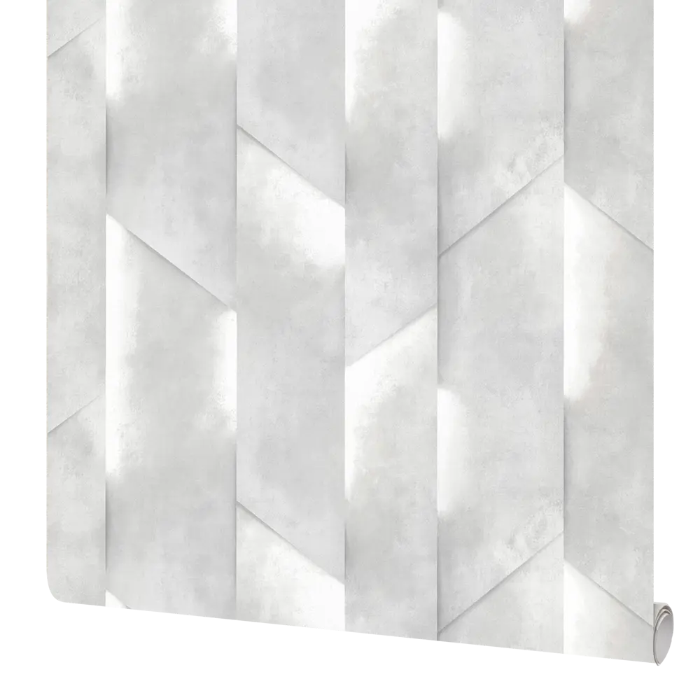 АСПЕКТ РУ Лас-Вегас - флизелиновые обои серо-серебристые с геометрическим рисунком 89427229 STLM-1566823