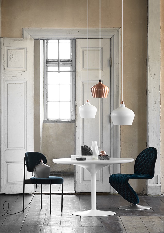 Лампа подвесная Cohen XL, белая матовая, белый шнур Frandsen 144366001 - Вид №3