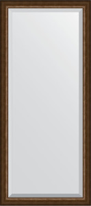 BY 1208 Зеркало с фацетом в багетной раме - состаренная бронза 66 mm EVOFORM Exclusive