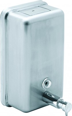 140107002 Дозатор жидкого мыла из нержавеющей стали, вертикальный Eca 