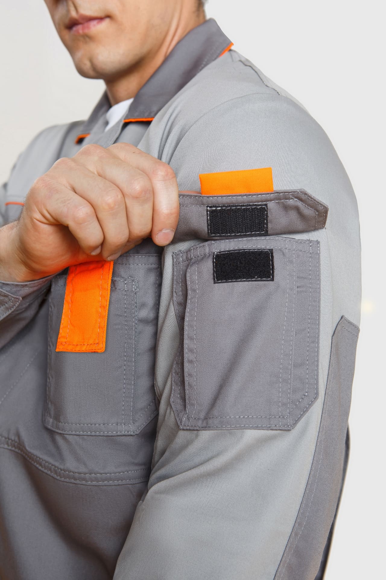 65275 Костюм "Профессионал-2" темно-серый со светло-серым  Летняя спецодежда  размер 60-62/194-200  - Вид №13