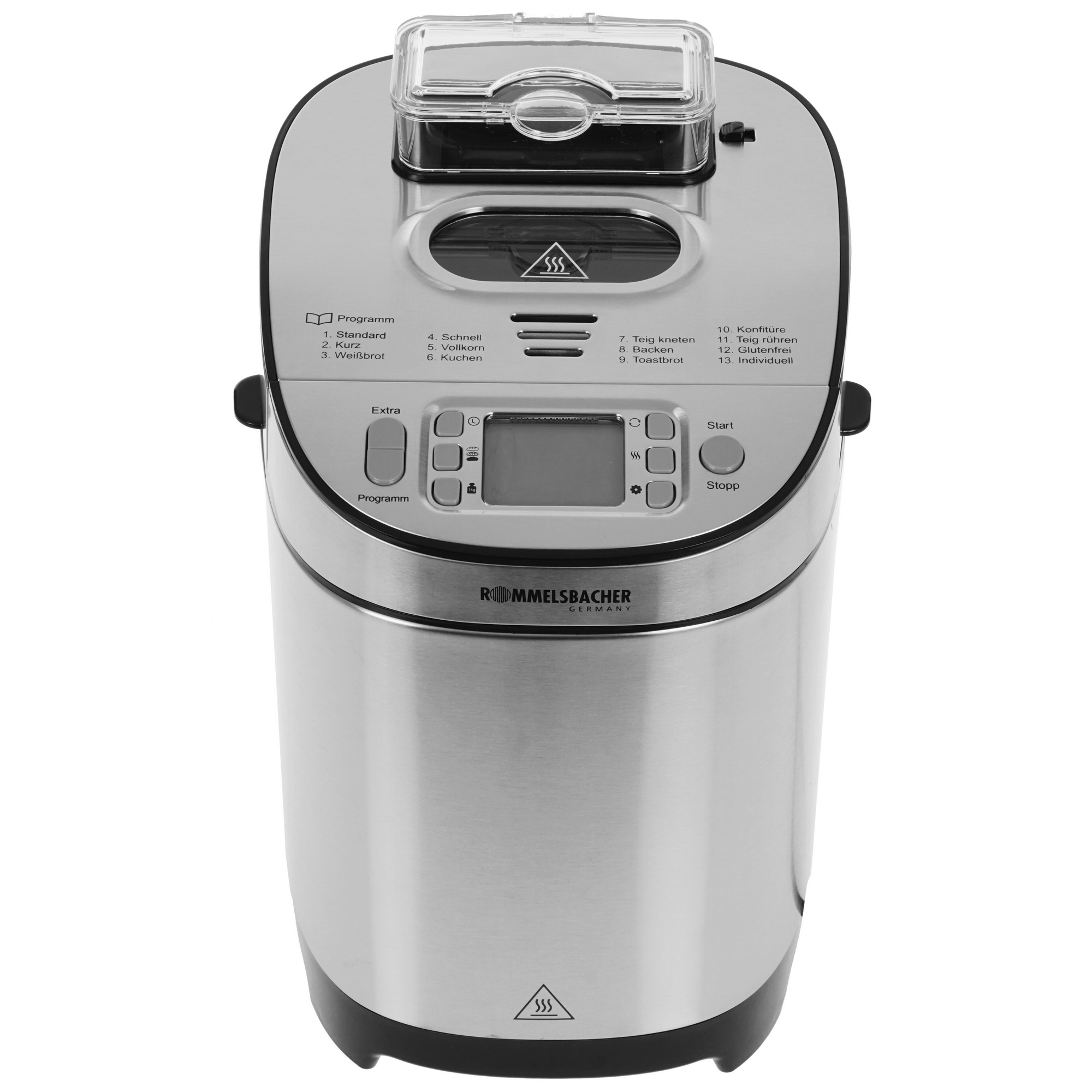 8195368 Хлебопечь Rommelsbacher BA 550 серебристый STDN-0067547 - Вид №1