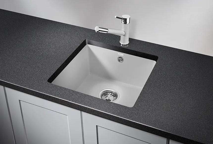 4451, СЛАНЕЦ, кухонная мойка, кварц GRANULA 4451-ST08