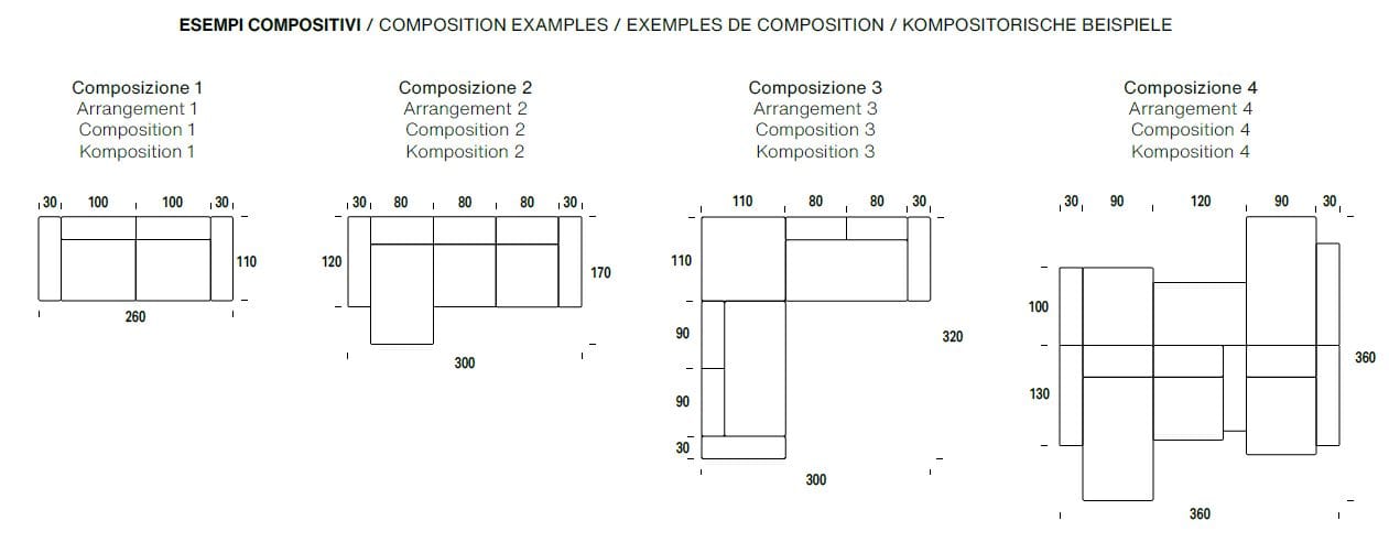 Секционный диван из ткани Felis Softliving ARCH-00129186 - Вид №33