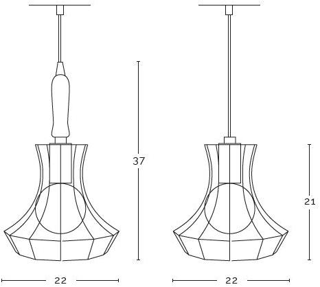ZAVA Подвесной светильник из железа Lady cage sun-id-1456808 - Вид №3