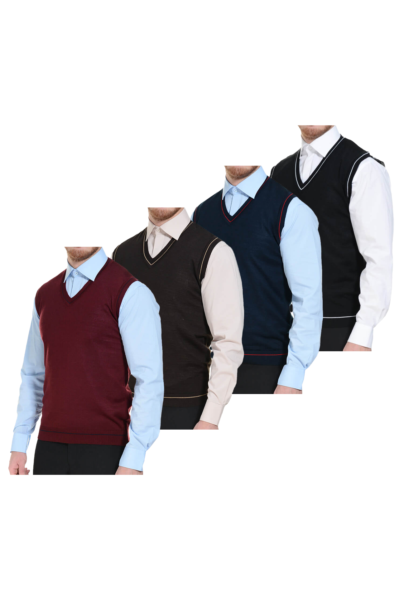 5042984 Жилет трикотажный мужской в ассортименте  Одежда для официантов  размер 48-50 Спецодежда 