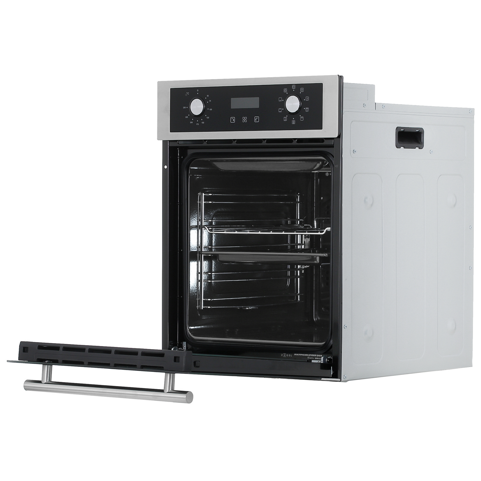 5370055 Электрический духовой шкаф ZUGEL ZOE452X серебристый STDN-0138175 - Вид №4