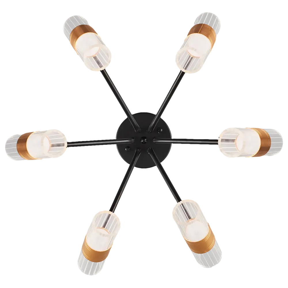 Светильник потолочный светодиодный Freya FR6038CL-L60B, 15 м², нейтральный белый свет, цвет черный 89168225 STLM-2035222  - Вид №2